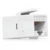 UBIQUITI CAT6 KEYSTONE COUPLER, 12ER-PACK. DURCHGANGS-CAT6-KEYSTONE-KOPPLER ZUM NAHTLOSEN ANSCHLIESSEN VORKONFEKTIONIERTER ETHERNET-KABEL