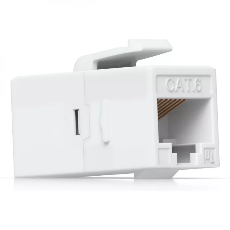 UBIQUITI CAT6 KEYSTONE COUPLER, 12ER-PACK. DURCHGANGS-CAT6-KEYSTONE-KOPPLER ZUM NAHTLOSEN ANSCHLIESSEN VORKONFEKTIONIERTER ETHERNET-KABEL