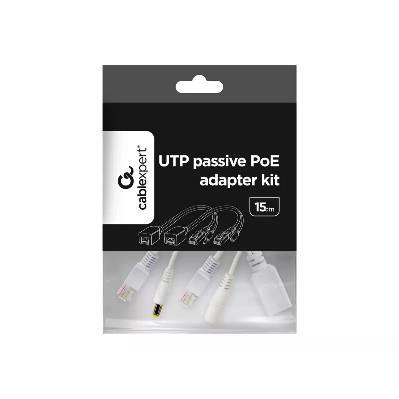 PoE-Adapter Gembird PP12-POE-0.15M-W