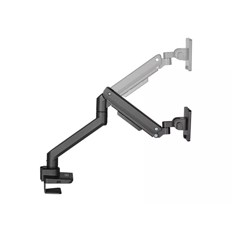 LogiLink BP0168 Gasfeder-Monitorarm, 17-49 Zoll, bis zu 20 kg, Schwarz