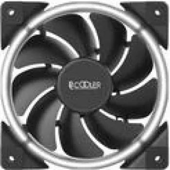 120-mm-Gehäuselüfter PCCOOLER CORONA-WHITE, 1000–1800 U/min, weiße LED, 120×25 mm