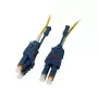 LWL-2-Faser-Patchk. 0.5mtr.LC-LC 9/125um OS2 Uniboot drehbar Push/Pull AD 2mm - Kabel - Single- bzw. Monomode-Faser (S215525)