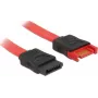 SATA-Kabel DeLOCK 83952 0,2 m SATA 7-polig Schwarz Rot