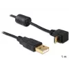 USB-Kabel DeLOCK USB 2.0 1 m Micro-USB B Schwarz