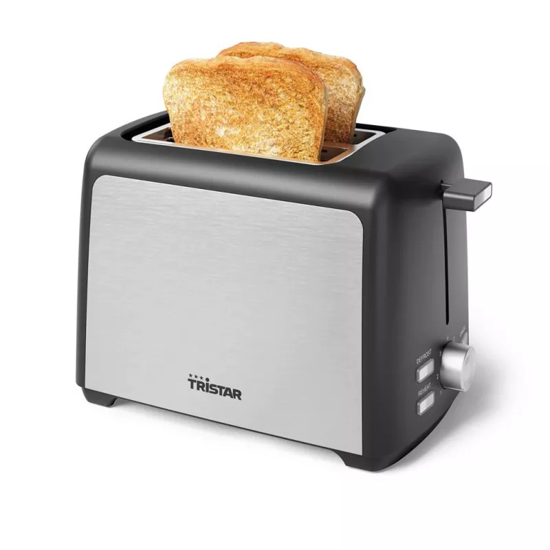Tristar Toaster | BR-1058 | Leistung 800 W | Anzahl Schlitze 2 | Gehäusematerial Kunststoff | Silber