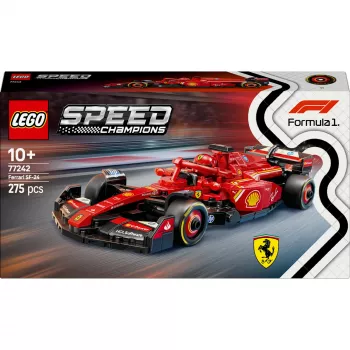 LEGO Speed Champions Ferrari SF-24 F1 Rennwagen-Set 77242 — 275 Teile, 1 Minifigur, 10+ Jahre