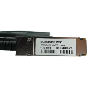 BlueOptics SC253501K3M30 InfiniBand-Kabel 3 m QSFP 4xSFP+ Schwarz (SC253501K3M30-BL)