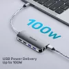 USB-C Hub Unitek D1122A01 mit 2x HDMI 4K und 100W Power Delivery