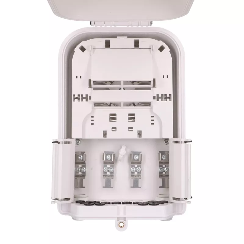 Extralink Glasfaser-Abschlussbox Mona 16 Fasern Weiß Kunststoff PVC