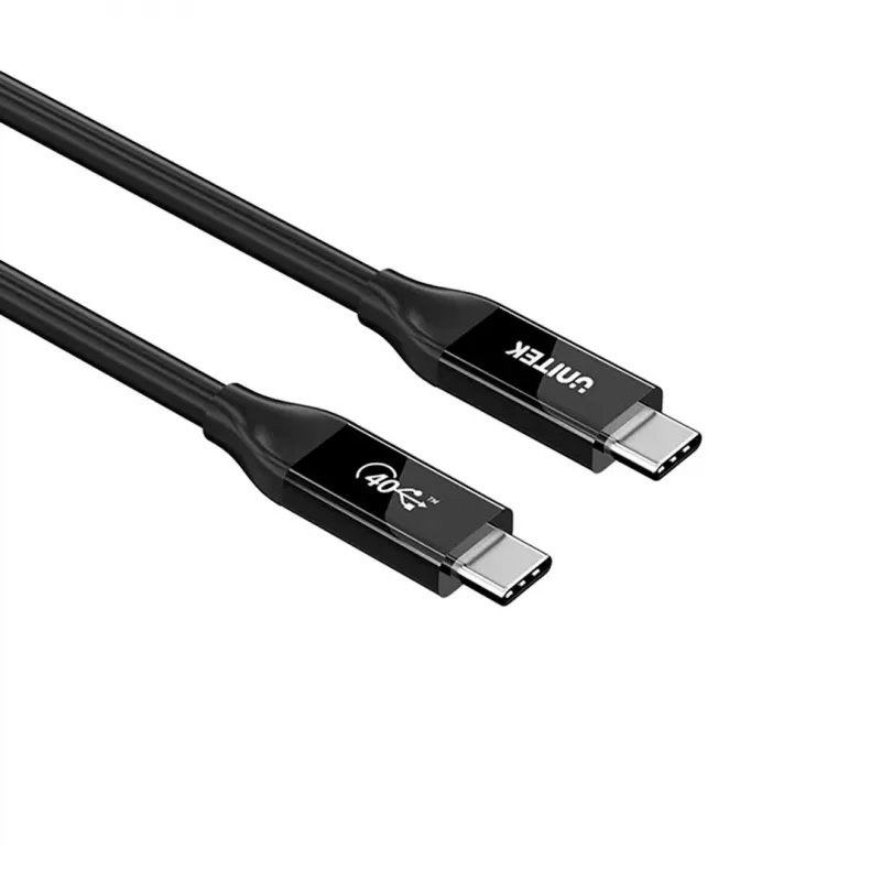 USB-C-Kabel Unitek C14100ABK01-2M – 2 m, 100 W Power Delivery, 40 Gbit/s Daten