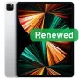 APPLE RENEWED | CPO | iPad Pro (2021) 6. Generation | 12,9 Zoll | M1 | 8 GB | 128 GB | Silber | iPad OS | 12 Monate Garantie