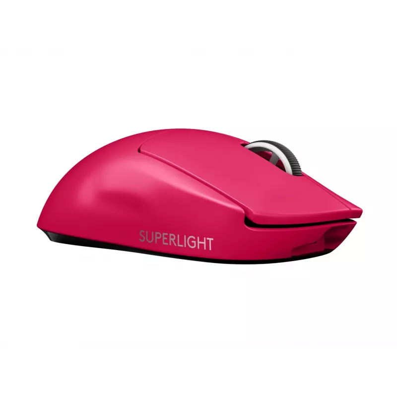 Logitech PRO X SUPERLIGHT Wireless Maus Magenta Maus (910-005957)
