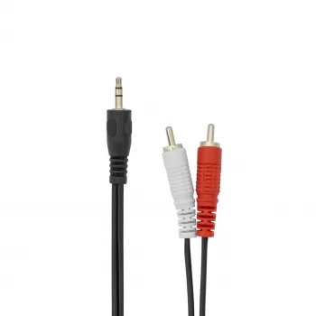 Audiokabel 3,5 mm Stecker auf 2 x Cinch-Stecker SBOX
