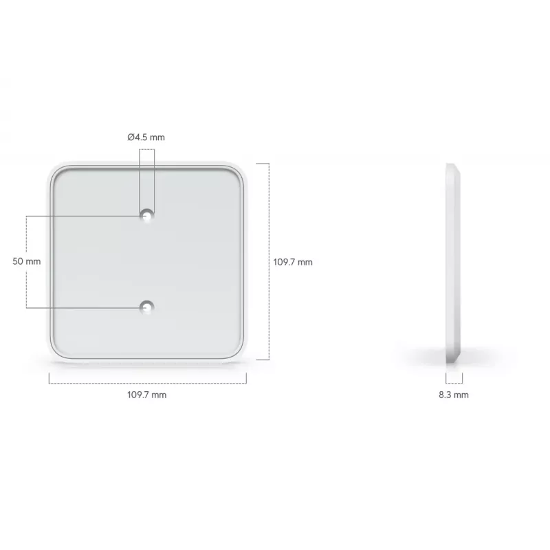 Montagehalterung Ubiquiti UACC-FM-16cm Polycarbonat Weiß 109,7 mm