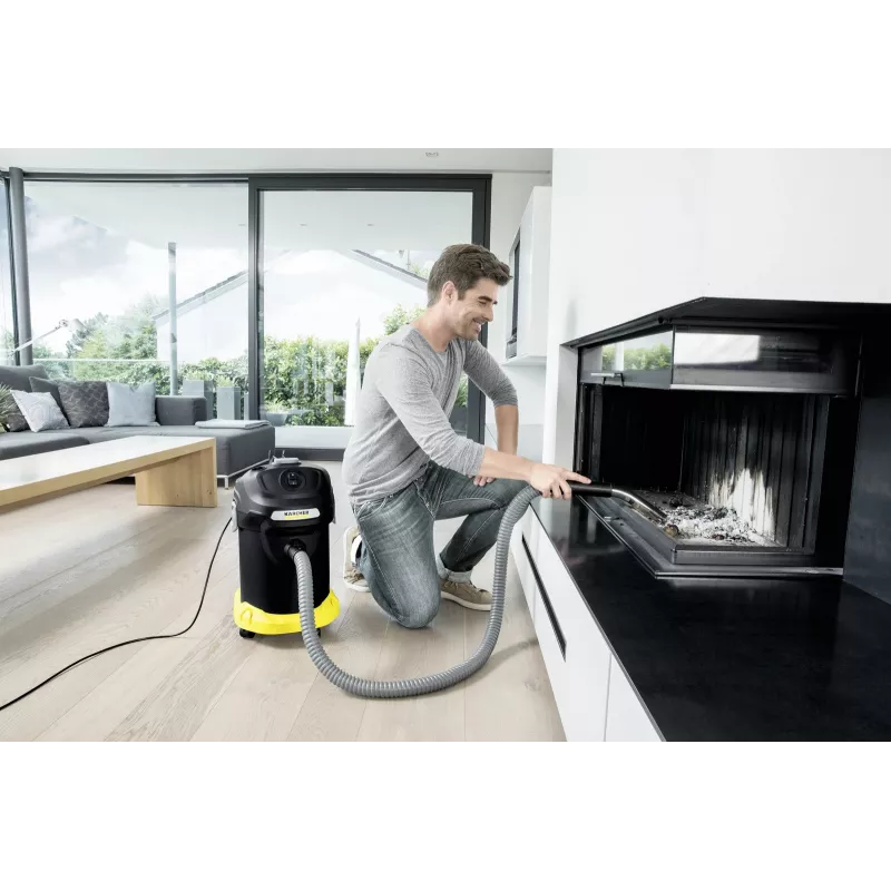 Trockensauger Karcher AD 4 Premium — 17 l, 600 W, beutellos, Metallschlauch, Chromrohr