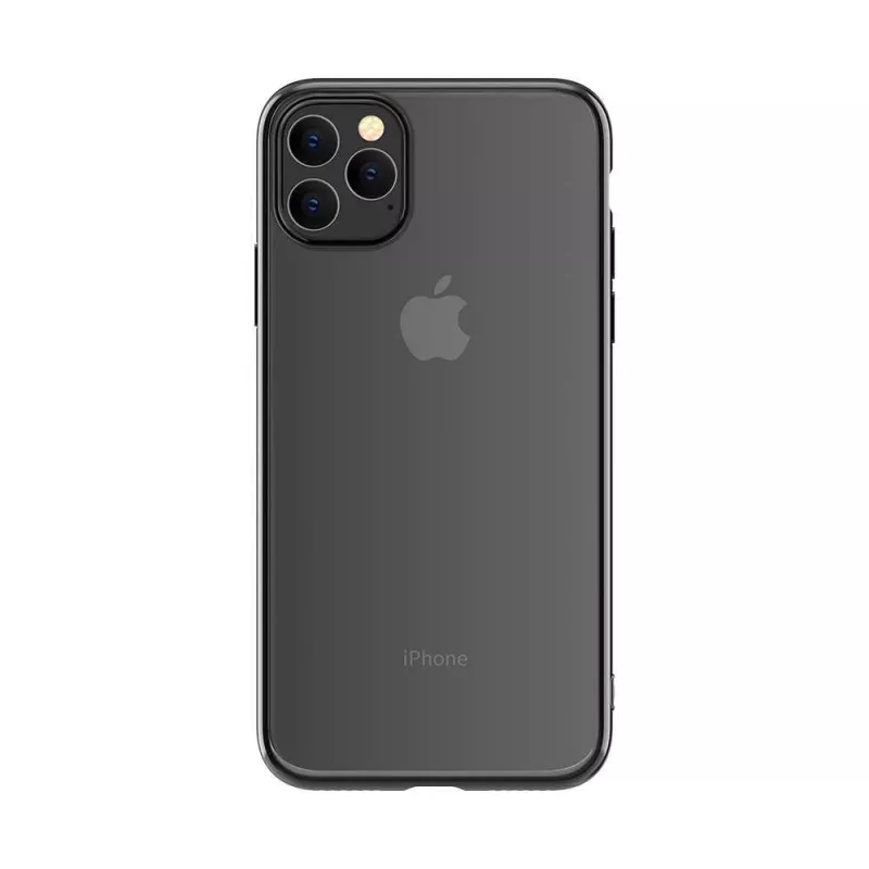 Schutzhülle Devia Soft Case für iPhone 12 mini – Schwarz, stoßfest mit Glitzer-Finish