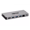 USB-C Dock - 4K HDMI, USB 3.2 Gen 1, USB-A Hub, GbE, Speicherkarte, 100W PD-Ladung, abnehmbares Kabel U442-DOCK5D-GY