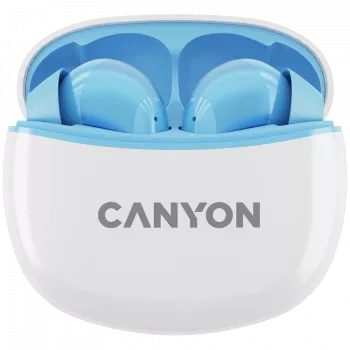 Canyon TWS-5 CNS-TWS5BL Kopfhörer – True Wireless – Bluetooth 5.3 – In-Ear – USB-C Ladecase – Touch-Steuerung – bis zu 38h Laufzeit – Schwarz