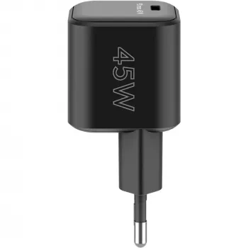 Goobay Ladegerät 65331 Indoor AC Schnellladegerät Schwarz USB Type-C
