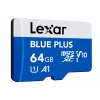 MicroSDXC-Speicherkarte Lexar BLUE PLUS 64 GB UHS‑I 100 MB/s U1 V10 (blau)