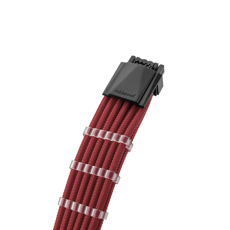 CableMod C-Series PRO ModMesh 12VHPWR auf 3x PCI-e Kabel für Corsair - 60 cm, dunkelrot