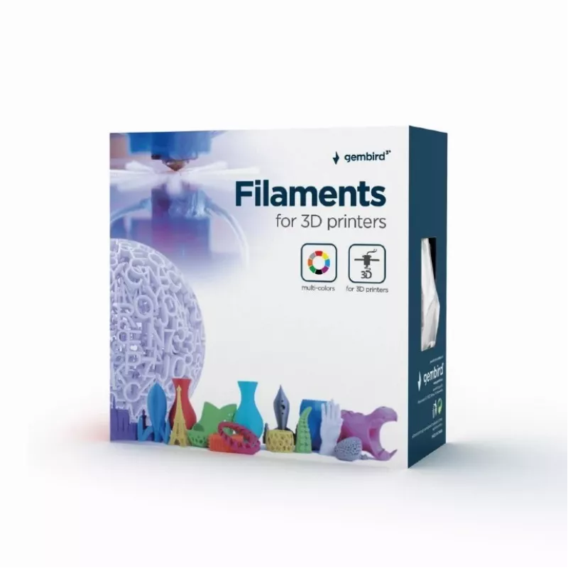 3D-Druckmaterial Gembird 3DP-PLA1.75-02-CARBON