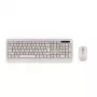 Kabelloses Tastatur-Maus-Set Tellur TLL491171 mit Nano-USB-Empfänger, creme