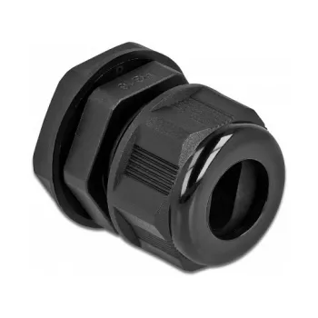 Kabeldurchführungstülle DeLOCK 60385 Schwarz Kunststoff 2 Stück