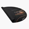 Bodenschutzmatte Arozzi Zona Round Floor Pad – Schwarz/Gold, runde Schutzmatte für Fußböden