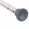 Runder Duschhocker aus Aluminium