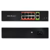 Netzwerk-Switch QOLTEC FAST Ethernet PoE 8xRJ45 mit 2xRJ45 Uplink