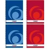 Schreibheft Herlitz 10834117 A4 80 Blatt Rot