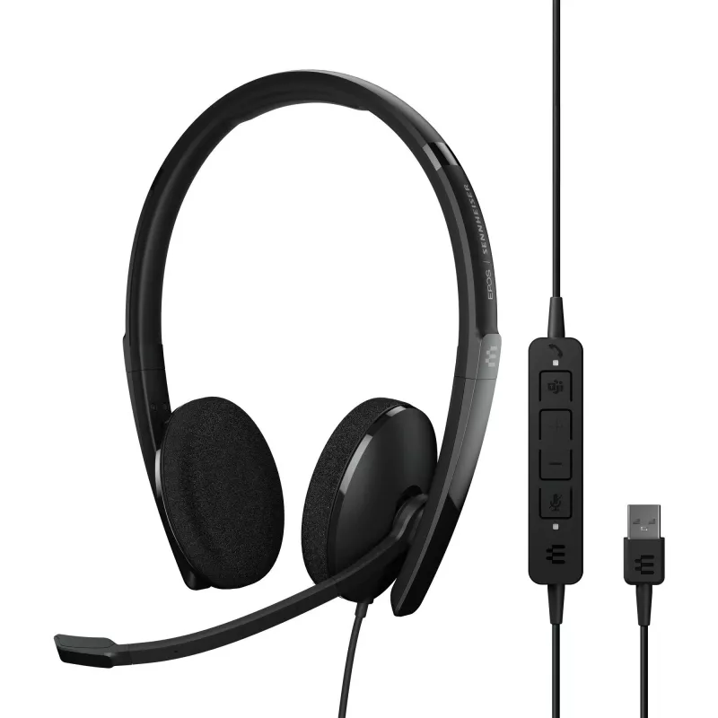 EPOS | SENNHEISER ADAPT 160T USB II Headset Kabelgebundenes Headset Büro/Callcenter USB Typ-A Schwarz