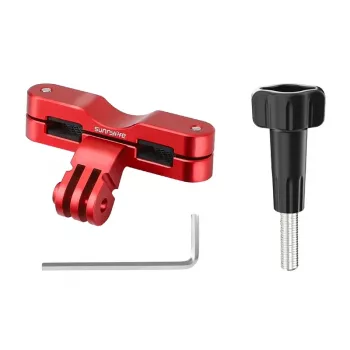 Fahrradhalterung Sunnylife ZJ942-R für Action-Kameras – kompatibel mit Insta360 GO 3S, Action 5 Pro, GoPro 13
