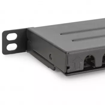 Patch Panel Digitus CAT 6 Class E High Density Geschirmt Schwarz