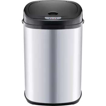 Mülleimer LAMART LT8021 Edelstahl Pedal, Bewegungssensor, 30 L, 34×25×54 cm