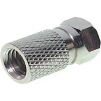 Koaxial-F-Stecker ShiverPeaks 85012-A, 7,5 mm Kabel-Außendurchmesser, große Sechskantmutter