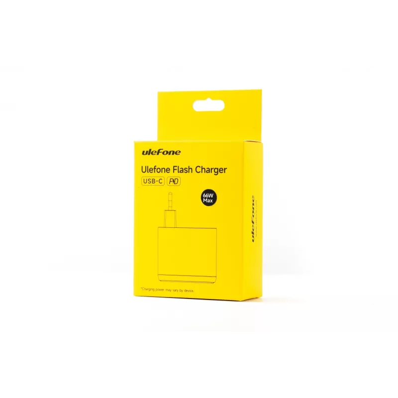 UleFone 66W Ladegerät — schnelles USB-Netzteil für tragbare Geräte, Modell UF-CHAR-66WR