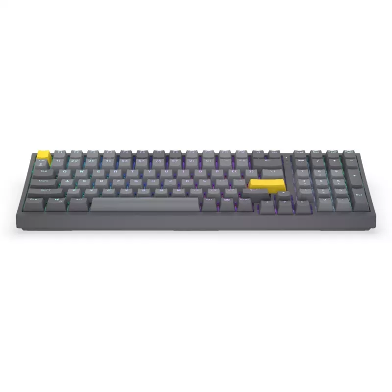 Celeris 1800, Gaming-Tastatur Grau, US-Layout, ENDORFY Yellow von Gateron