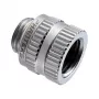 Gerade Kompressionsverschraubung PHANTEKS Glacier M-F G1/4 CHROM drehbar — PH-RA_CR_MF