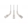 Digitus CAT 6A F-FTP biegbares Patchkabel, Kupfer, 5 m, grau, 10 Stück
