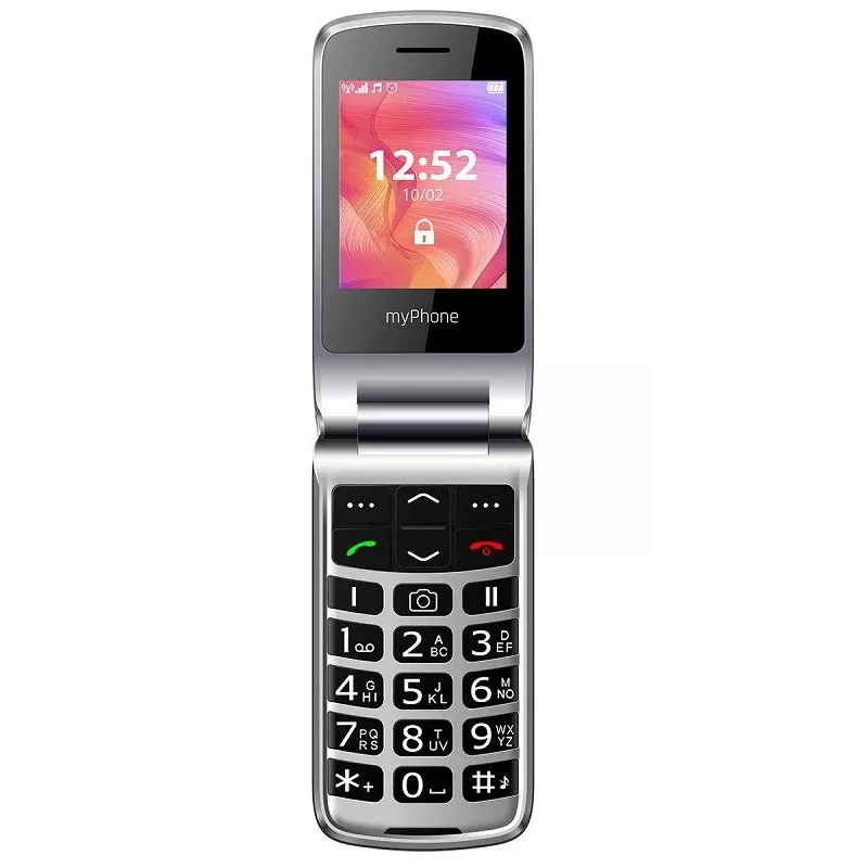 Mobiltelefon MYPHONE RUMBA 2 — 2,4 Zoll TFT, 32 MB RAM, 32 MB Speicher, Single SIM, 0,3 MP Kamera, 800 mAh
