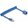 Netzwerkkabel DeLOCK 90364 RJ-45 Cat6 0,75 m Blau