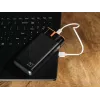 Tragbares Ladegerät TRACER EnerGen 20000 mAh, Power Delivery 20W, USB-C-Eingang, 2×USB-A-Ausgänge, Unterstützung für 3 Geräte, orange