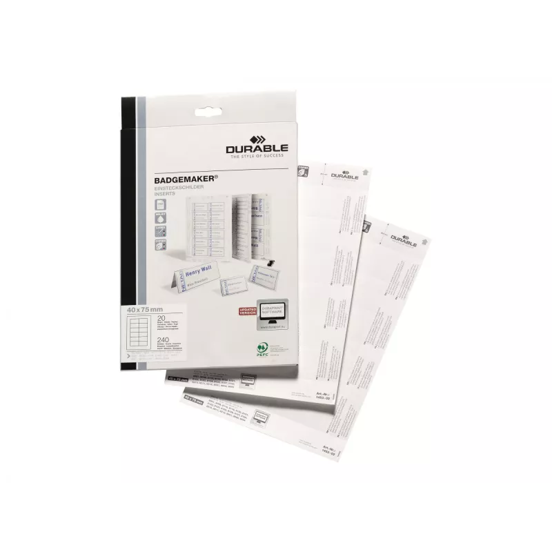 Namensschild-Einleger Durable 1453-02