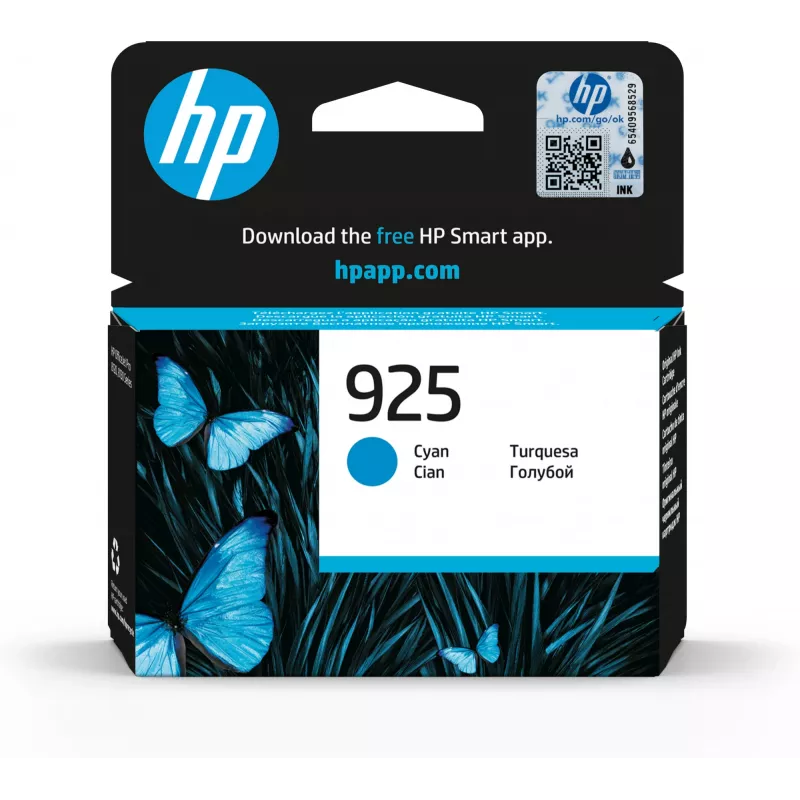 Cartridge HP 925 Cyan 400 Seiten