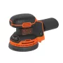 Schwarz & Decker BDCROS18N-XJ tragbarer Schwingschleifer 12000 U/min Schwarz, Orange