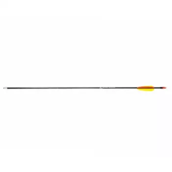 Pfeilset POE LANG D-055-B3 — Glasfaserpfeile, 28 Zoll (710 mm), schwarz, 5er-Set
