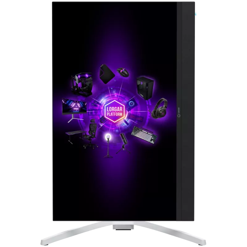 LORGAR 27MP1, UHD MiniLED Gaming Monitor Pro, 27'' (3840*2160) Fast-IPS-Flachbildschirm, schwarz/milchgrau