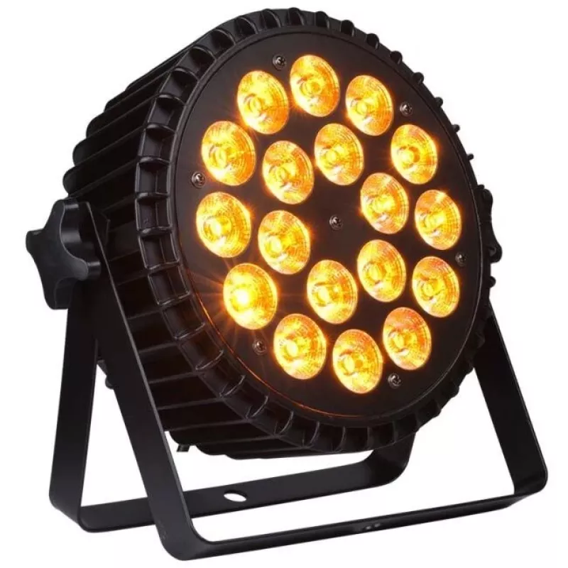 LIGHT4ME ALU QUAD PAR 18x6W RGBW - Bühnen-Spotlight
